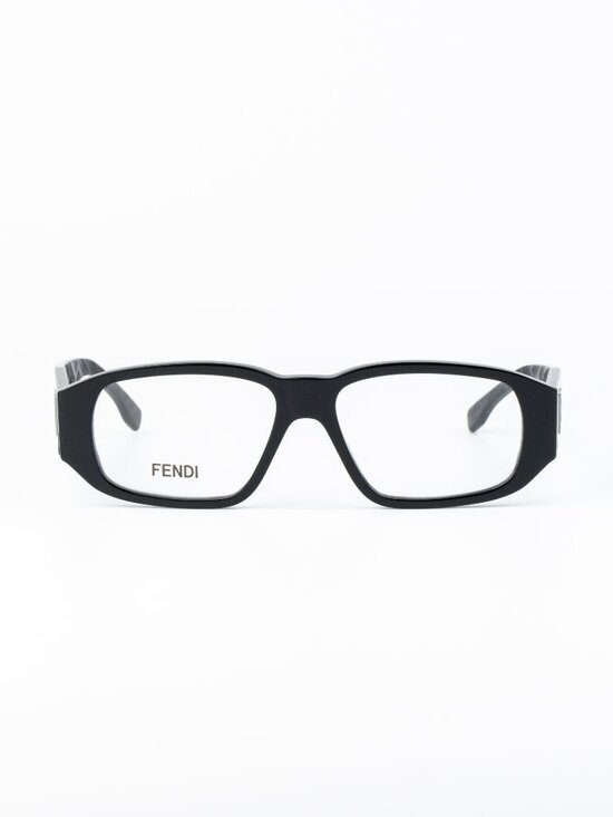 Fendi Women Eyeglasses Rectangular Black FE50115I 001 NEW AUTHENTIC main image 7